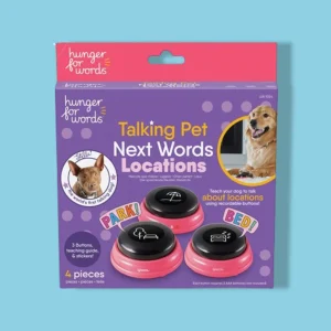 Hunger for Words Talking Pet: Locaties Leerpakket | Interactieve Praatknoppen voor Huisdieren