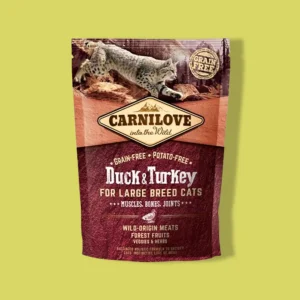 Carnilove Kattenvoer Grote Rassen | Eend & Kalkoen Graanvrij