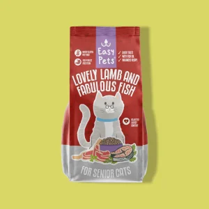 Easypets - Lovely Lamb & Fabulous Fish Senior Kattenvoer