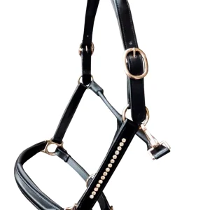 HB Showtime lederen halster Rose Gold