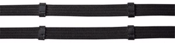 Webband Teugels zwart Pony